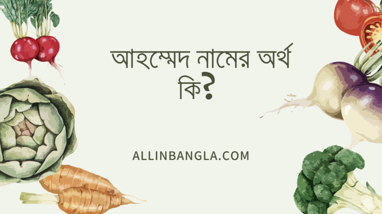 আহম্মেদ নামের অর্থ কি? Ahmed Name Meaning Bangla
